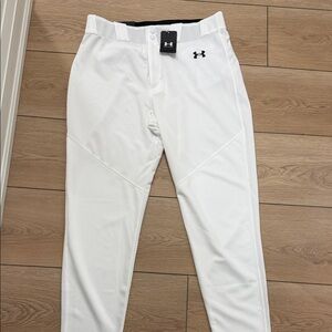 Under Armour Men's White Baseball Pants